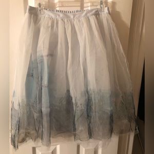 Disney Cinderella ( Lauren Conrad) magical watercolor dipped skirt